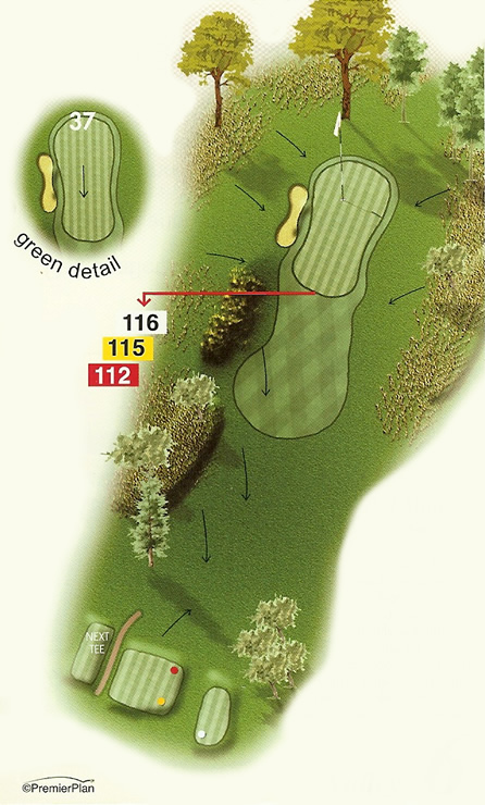 Guide to the sixth hole