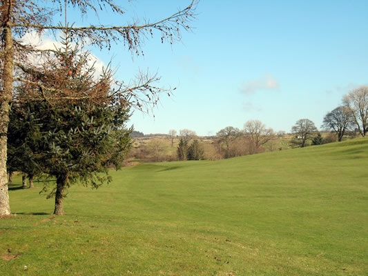 Views of the fifth hole